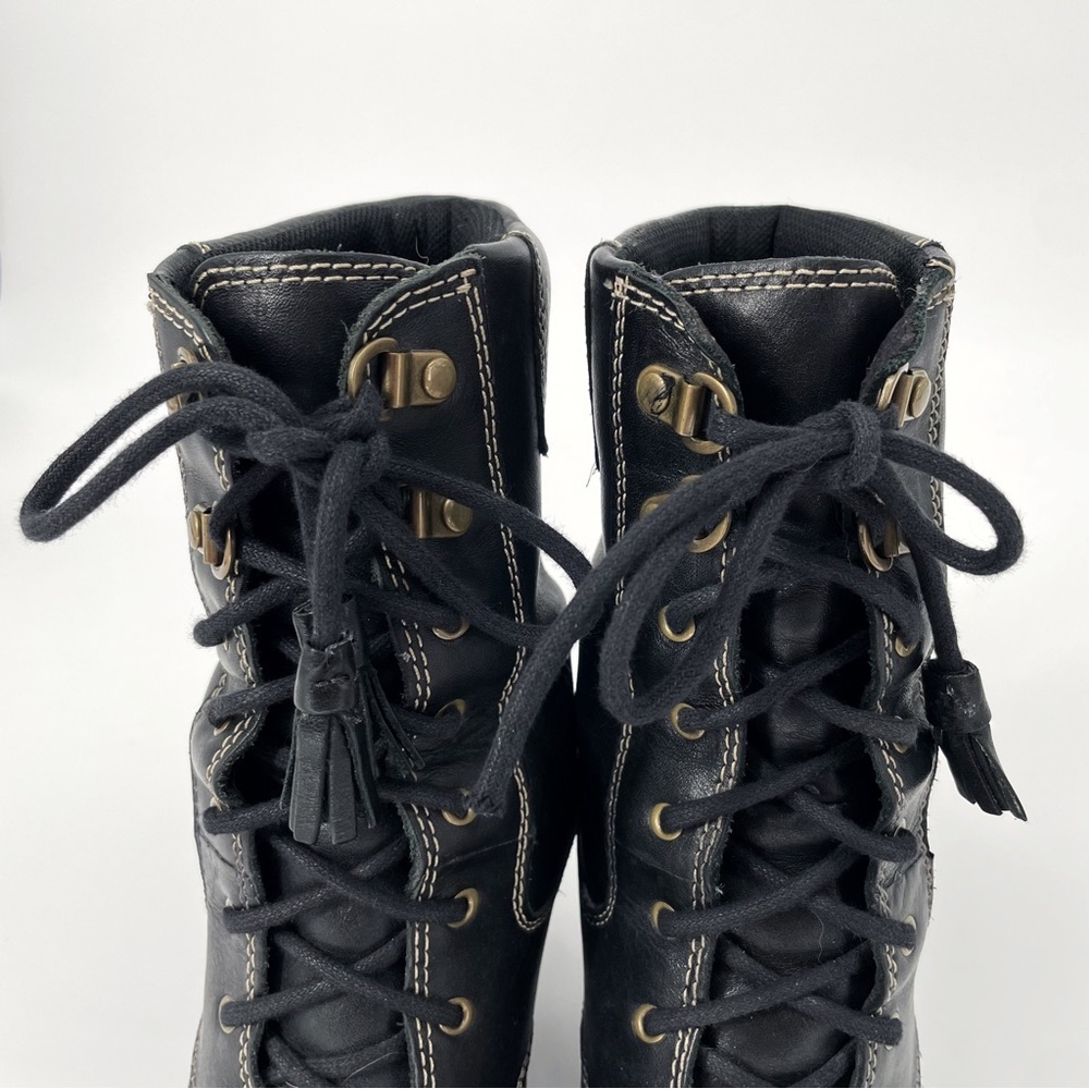 Timberland Black Lace Up Boots - Picture 4 of 8